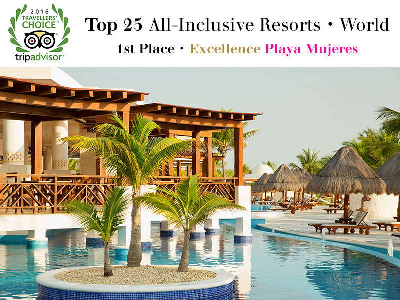 Excellence Playa Mujeres Named Best All Inclusive Resort In The World