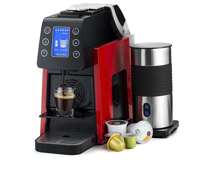 voorbeeld Dakloos realiteit World's First Coffee Maker to Brew K-Cups and Espresso Capsules Available  from Gourmia