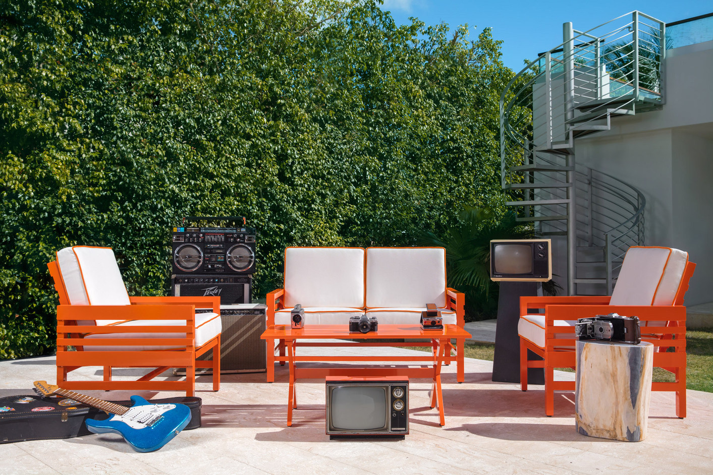 Brand identity for Stori Modern, a modern outdoor furniture
