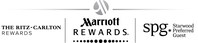 Marriott Rewards, The Ritz-Carlton Rewards, and Starwood Preferred Guest logos (PRNewsFoto/Marriott International, Inc.)