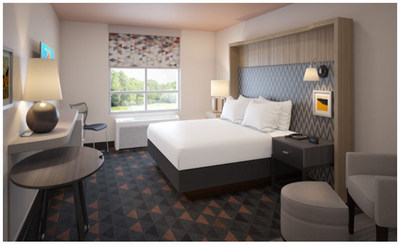 Holiday Inn brand's new guestroom design