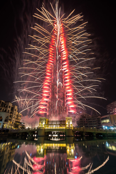 Dubai dazzles the world with the New Year's Eve Gala at the iconic Burj Khalifa.