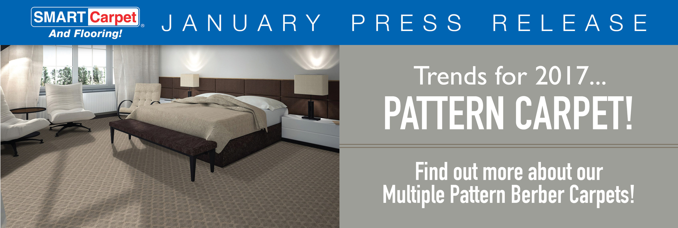 Floor Décor in 2017 is Crisp and Clean, Says SMART Carpet and Flooring