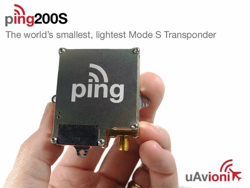 uAvionix Ping200S is an FCC approved Mode S Transponder for drones, balloons and gliders.