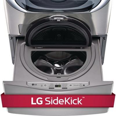 LG offers consumers the ultimate in flexibility when it comes to laundry. With the LG SideKick, users can do multiple loads of laundry at the same time or tackle smaller loads that are a big deal separately.