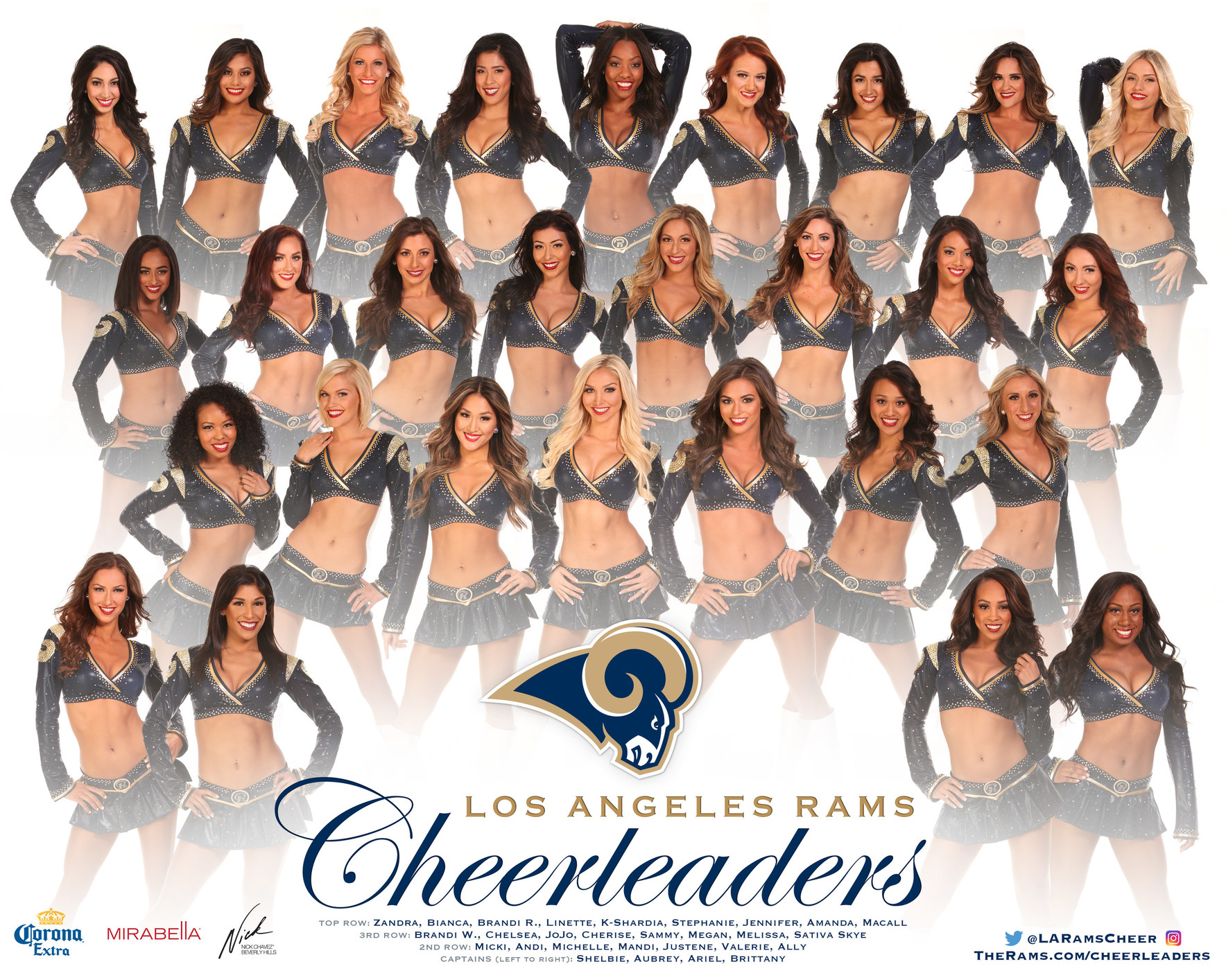 Rams Cheerleaders on X: Get your 2016 Los Angeles Rams