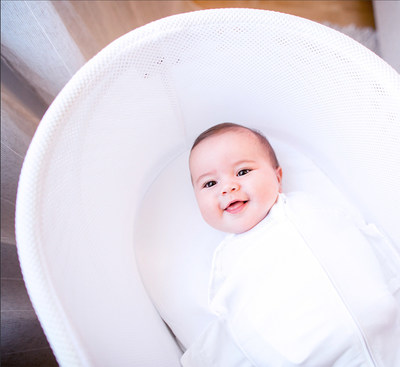 Happiest Baby Snoo Smart Sleeper won The Bump Best of Baby Tech Awards in the baby safety category at CES 2017.  It boosts sleep with gentle movements, helping babies learn healthier sleep patterns.