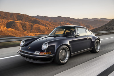 Michelin's exhibit will also feature two Porsche 911s restored and re-imagined by Singer Vehicle Design of Los Angeles for international clients. The vehicles to be shown are the midnight-blue "Monaco" commission and the Rome-red "London" commission.