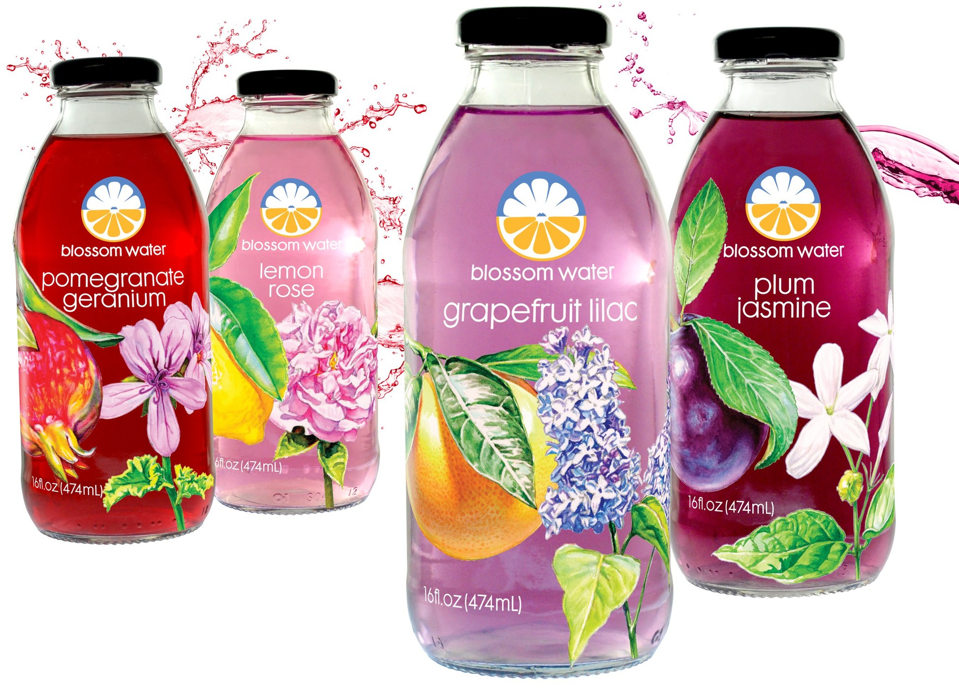Blossom Water, with Natural Floral Botanicals, OnTrend Solution for