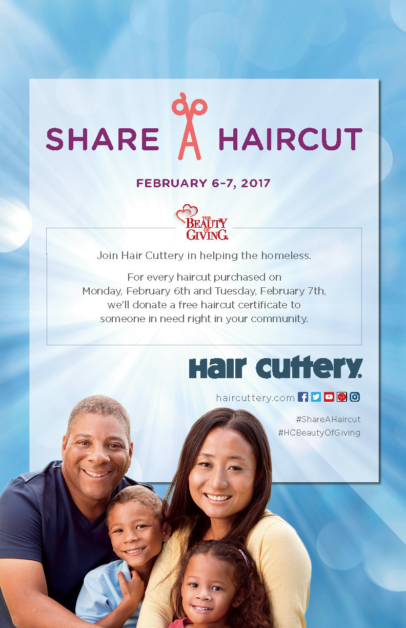 Hair Cuttery Kicks Off 18th Year of its ShareAHaircut Charitable