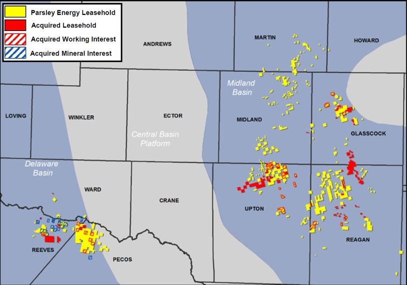 Parsley Energy Announces Midland Basin And Delaware Basin Acquisitions