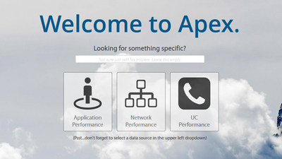 The redesigned Apex user experience speeds time to analysis and resolution