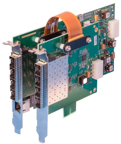 Custom-designed Gen3 capture card with 40 Gbps capture rate and accelerated analytics, providing the industry's fastest access to stored packet data and analysis