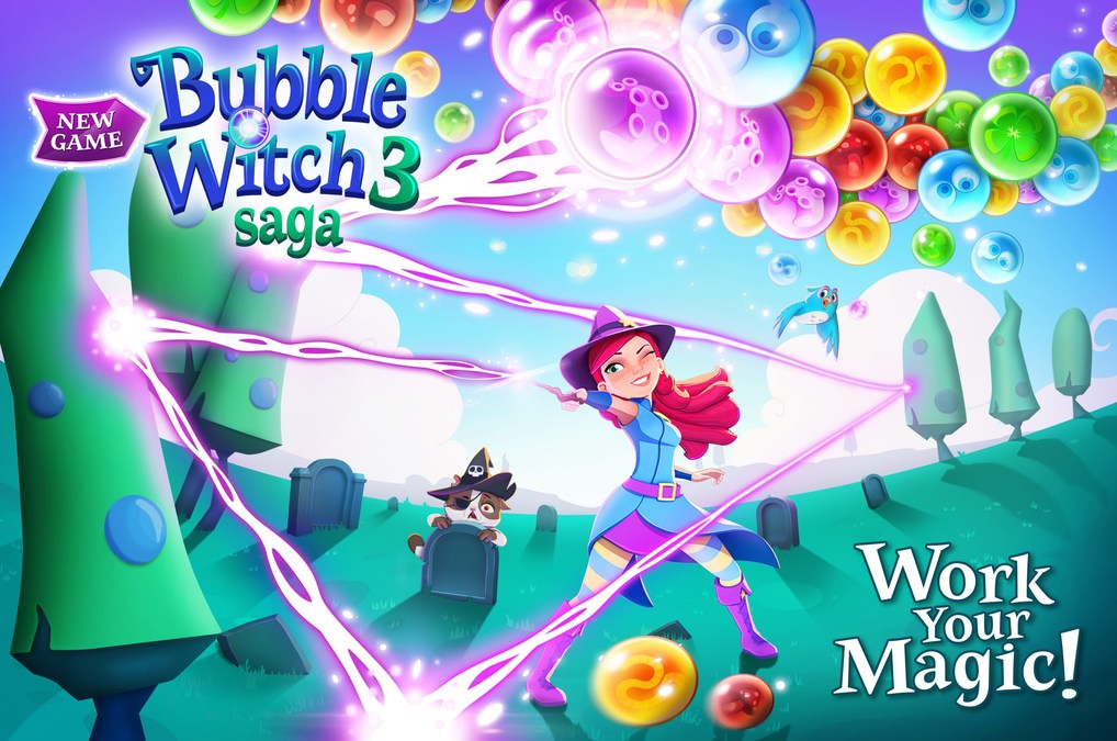King lança o jogo Bubble Witch 3 Saga para Windows 10 - EExpoNews