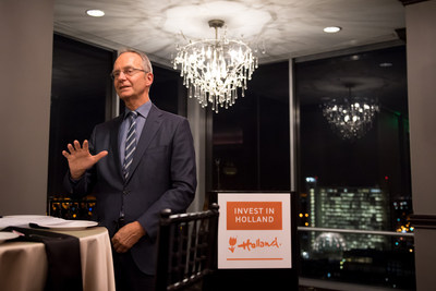 On Jan. 10, 2017 Netherlands Minister for Economic Affairs, Henk Kamp, HRH Prince Constantijn van Oranje and a Dutch delegation met with Silicon Valley executives from Dolby, GoPro, LinkedIn, Netflix, Oracle, DuPont, Applied Medical, Google, Uber and other companies that have operations in the Netherlands, during an investment dinner. The meeting was part of a mission to spur companies to invest in Holland, thanks to the country's strong reputation for being pro-business and a gateway to Europe.