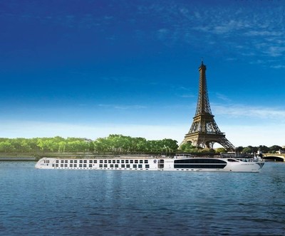 A view of the Eifel Tower as guests will see if as they enter Paris during the exclusive river cruise.