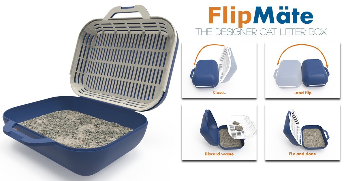 FlipMate Reinvents the Litter Box to Make Cat Households Even Happier