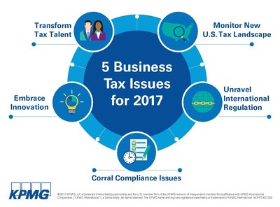 KPMG's Five Business Tax Issues For 2017