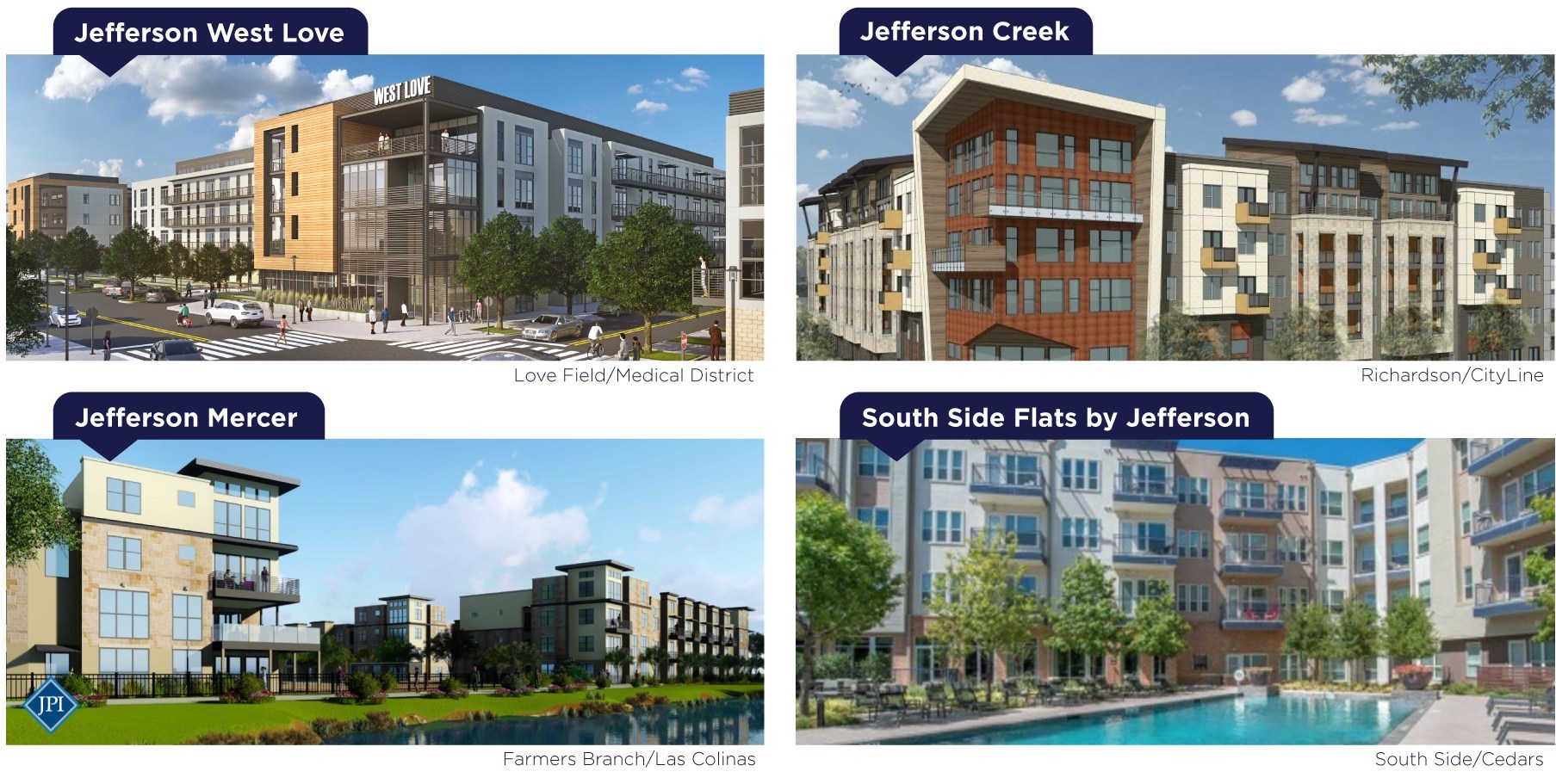 JPI Tops the List as DallasFort Worth's Number One Apartment Developer Two Years in a Row