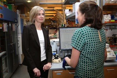 Jennifer Doudna, during a photo session yesterday at the University of California, Berkeley.