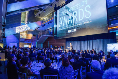 A photo from the sold-out 2016 Free Expression Awards at the Newseum. (Maria Bryk/Newseum)