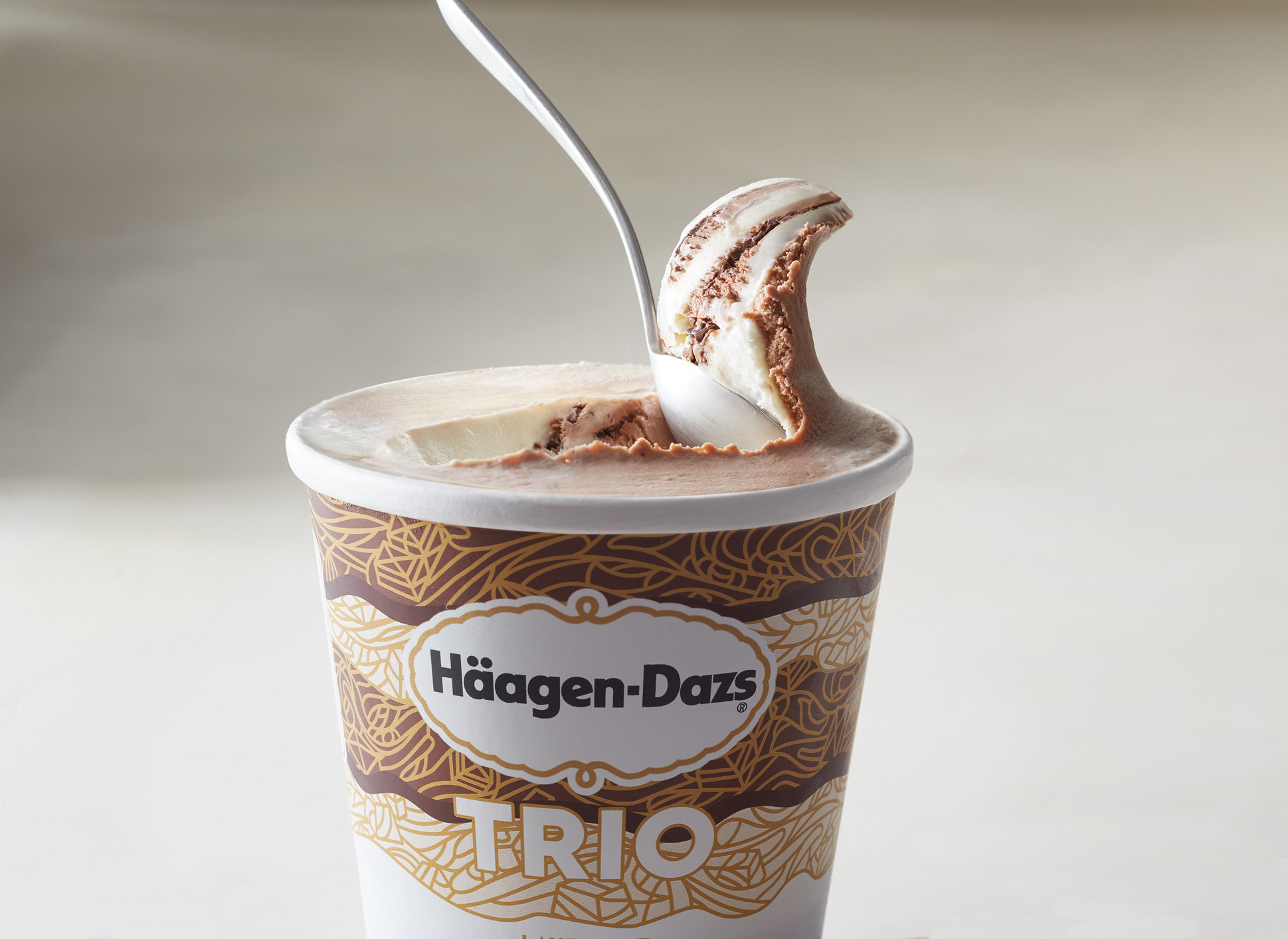 Combinations New in of Layers Unveils Collection Decadent Layers and Brand Häagen-Dazs® The TRIO