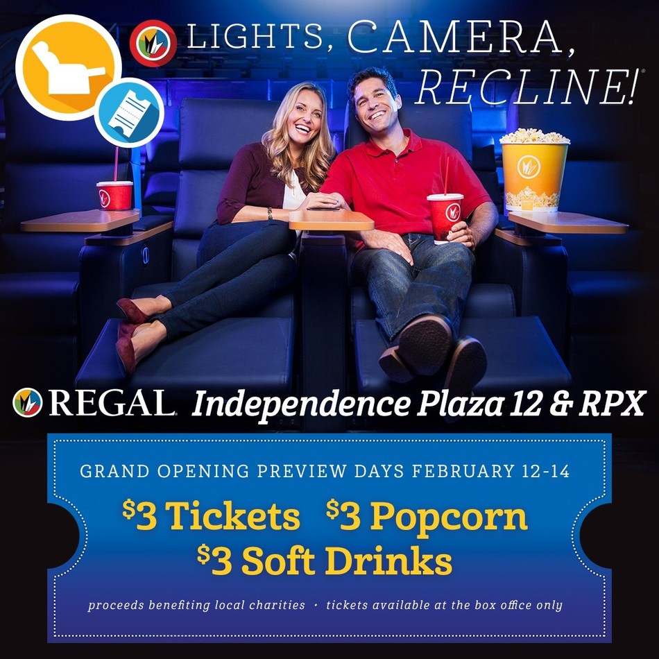 Regal Entertainment Group Announces Grand Opening Festivities for Regal