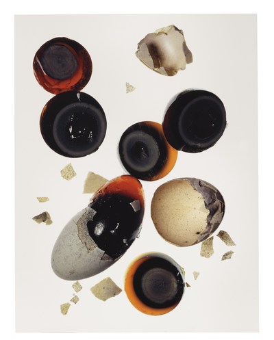 Irving Penn, 1,000 Year Old Eggs (A), New York, 2003, Courtesy of The Irving Penn Foundation (C) Conde Nast Publications, Inc.