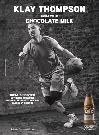Basketball Superstar Klay Thompson Shoots to Win in New 'BUILT WITH CHOCOLATE MILK' Campaign.