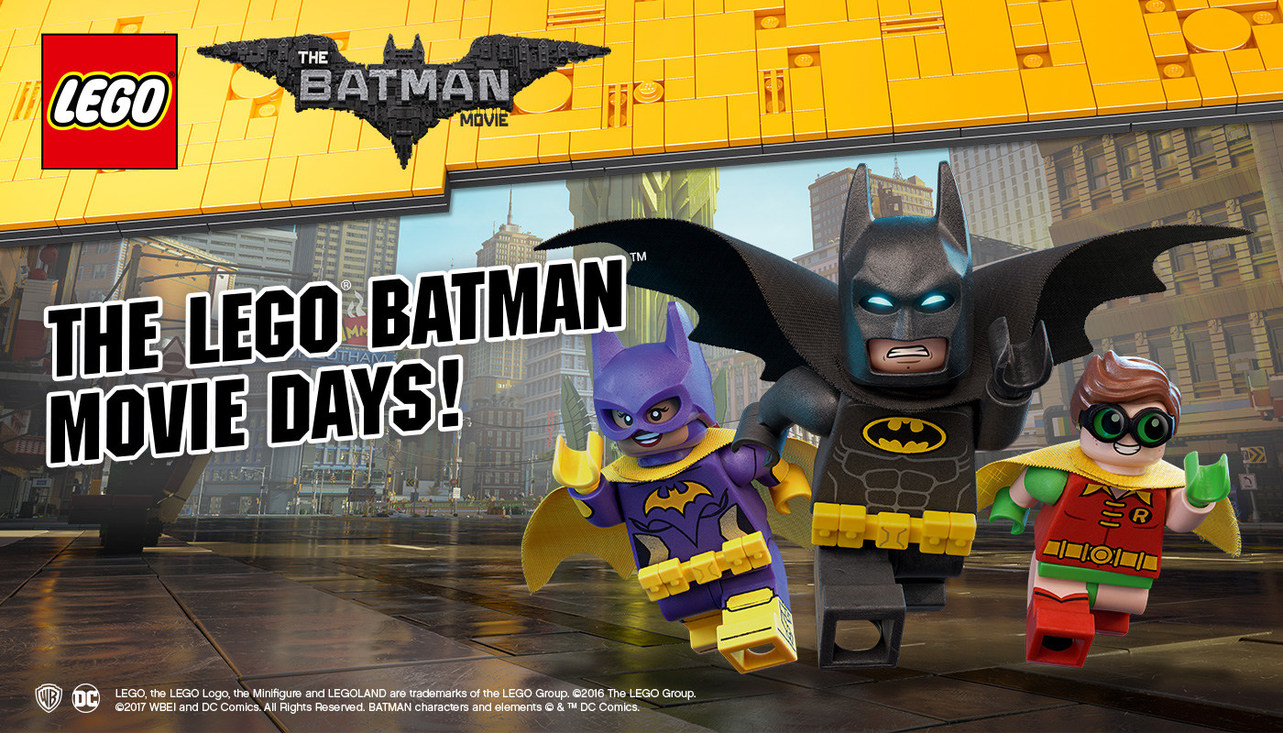 LEGOLAND® Parks and LEGOLAND® Discovery Centers to Celebrate 'The LEGO®  Batman™ Movie' Around the World with Exclusive Special Event in 2017