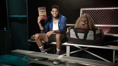 Sasquatch and Karl-Anthony Towns in Jack Link's Workin' Out With Sasquatch campaign