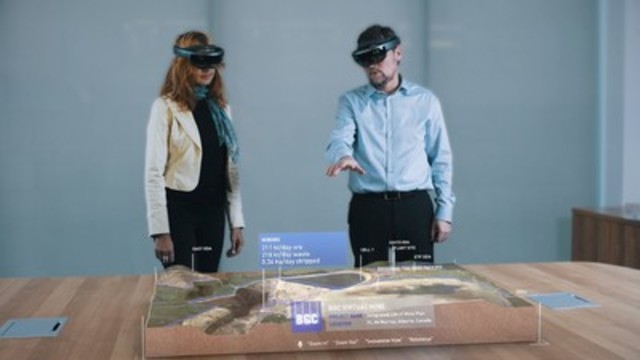 We have assembled a unique team with expertise in earth sciences and mixed reality holographic visualization and created a functional proof of concept, viewable today on the Microsoft HoloLens platform. (CNW Group/BGC Engineering Inc)