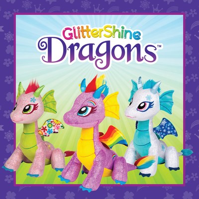 Snaptoys launches GlitterShine Dragons at Toy Fair 2017, a new line of six whimsical and beautiful plush dragons. Their stylish hair, sparkly fabrics, and magical personalities will let children's imaginations soar!