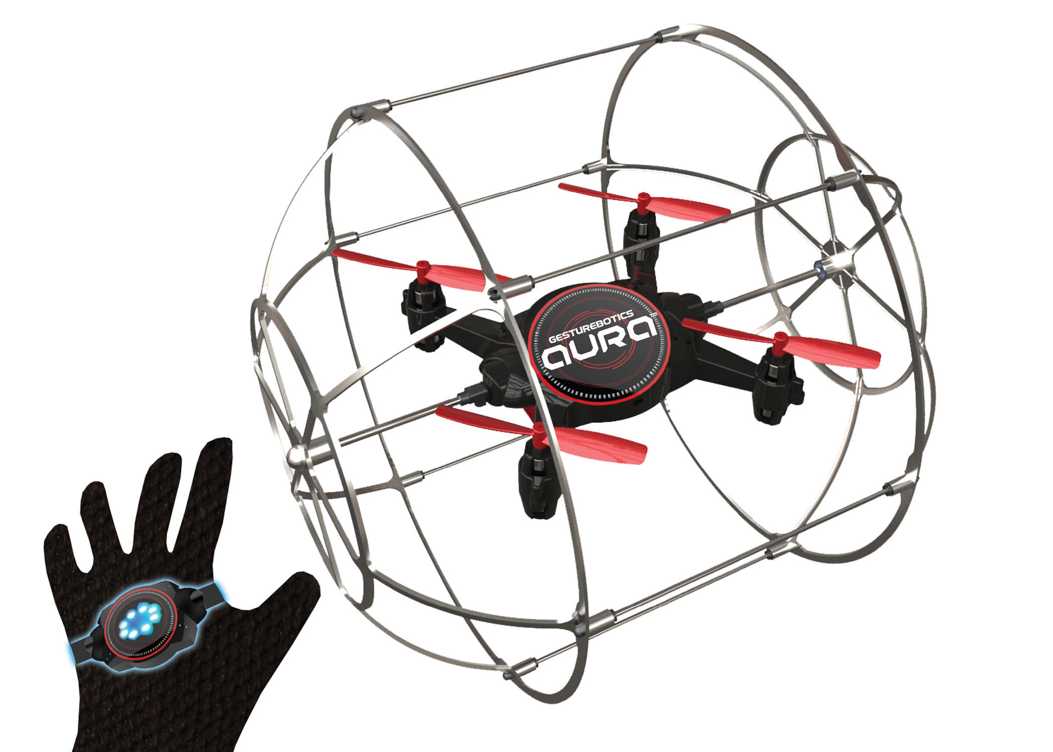 Kd Interactive Soars Into 17 American International Toy Fair With Aura A Gesture Controlled Flying Robot Sure To Disrupt The Toy Drone Category