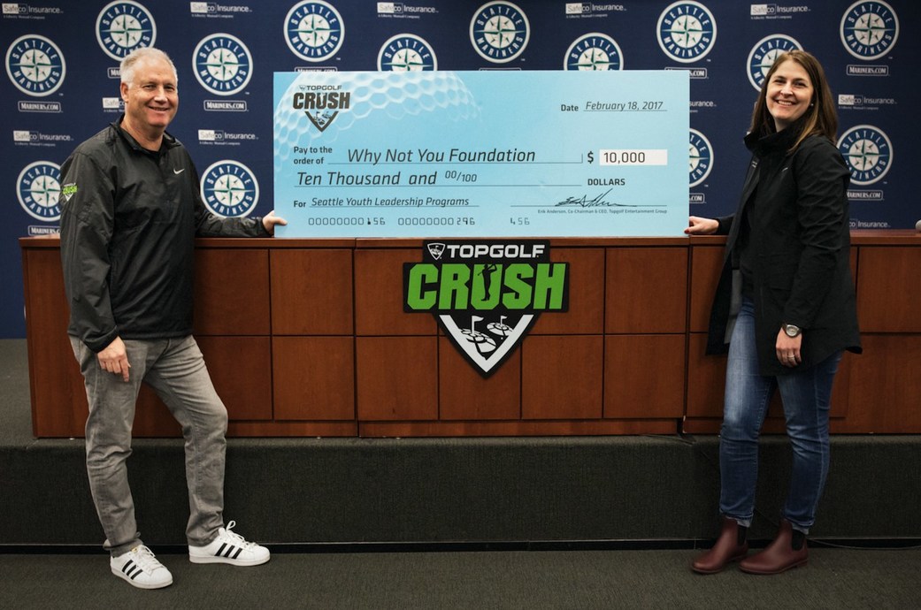 Topgolf supports seattle youth with 10 000 donation to why not you