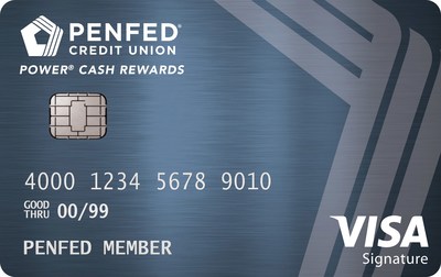 The new PenFed Power Cash Rewards Visa Signature(R) Card