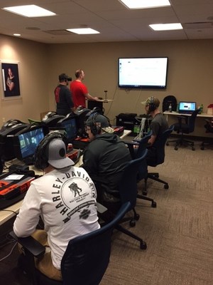 Veterans gear up for some video gaming competition hosted by Wounded Warrior Project and Stack-Up.