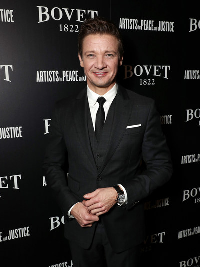 Jeremy Renner, wearing the BOVET Recital 17 timepiece