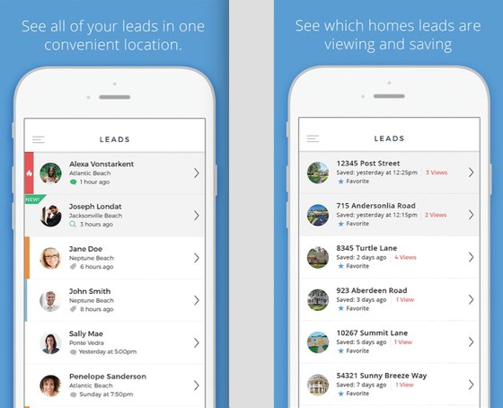 New Homeasap Agent App Brings Homebuyer Seller And Referral Leads Straight To Mobile Devices Of Real Estate Agent Directory Members