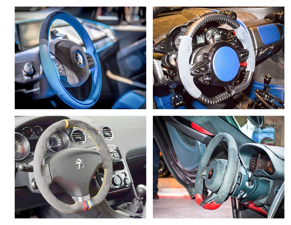 The World's Finest Steering Wheels Are Covered In Alcantara