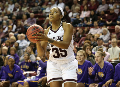Mississippi State junior guard Victoria Vivians, who has led the Lady Bulldogs to a No.7 national ranking, won the fan voting portion of the 2017 C Spire Gillom Trophy, which annually honors the top female college basketball player in Mississippi.