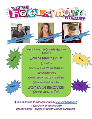 Edwina Martin House Hosts Comedy Show to Support Woman in Recovery