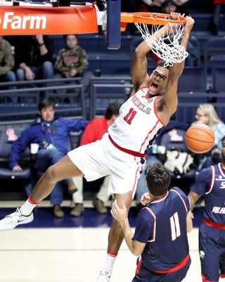 Ole Miss center Sebastian Saiz, who is averaging double digits in scoring and rebounding this season, won the 2017 C Spire Howell Trophy, which annually honors the top male basketball player in Mississippi.