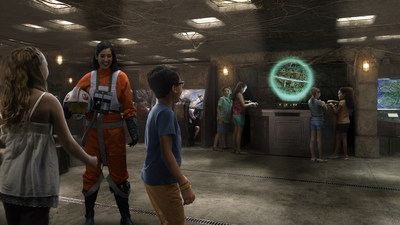 In Disney's Oceaneer Club aboard the Disney Fantasy, young guests will be transported to a galaxy far, far away in the all-new Star Wars: Command Post. Here in this immersive youth space, children will become one with the Force and train with members of the Resistance, interact with holographic models of iconic Star Wars ships and embark on missions against the First Order. This new space on the Disney Fantasy debuts on the May 17 three-night voyage from Port Canaveral. (Artist Concept)