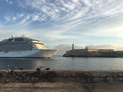 Oceania Cruises' 1,250-guest Marina sails majestically past El Morro Castle into Havana Harbor on Thursday, March 9, 2017. Oceania Cruises made history this morning as the first major North American cruise brand to sail to Cuba.