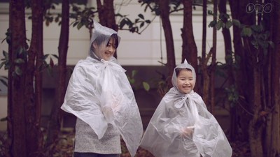 Garbage bag poncho