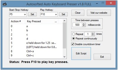 auto keyboard presser by autosofted