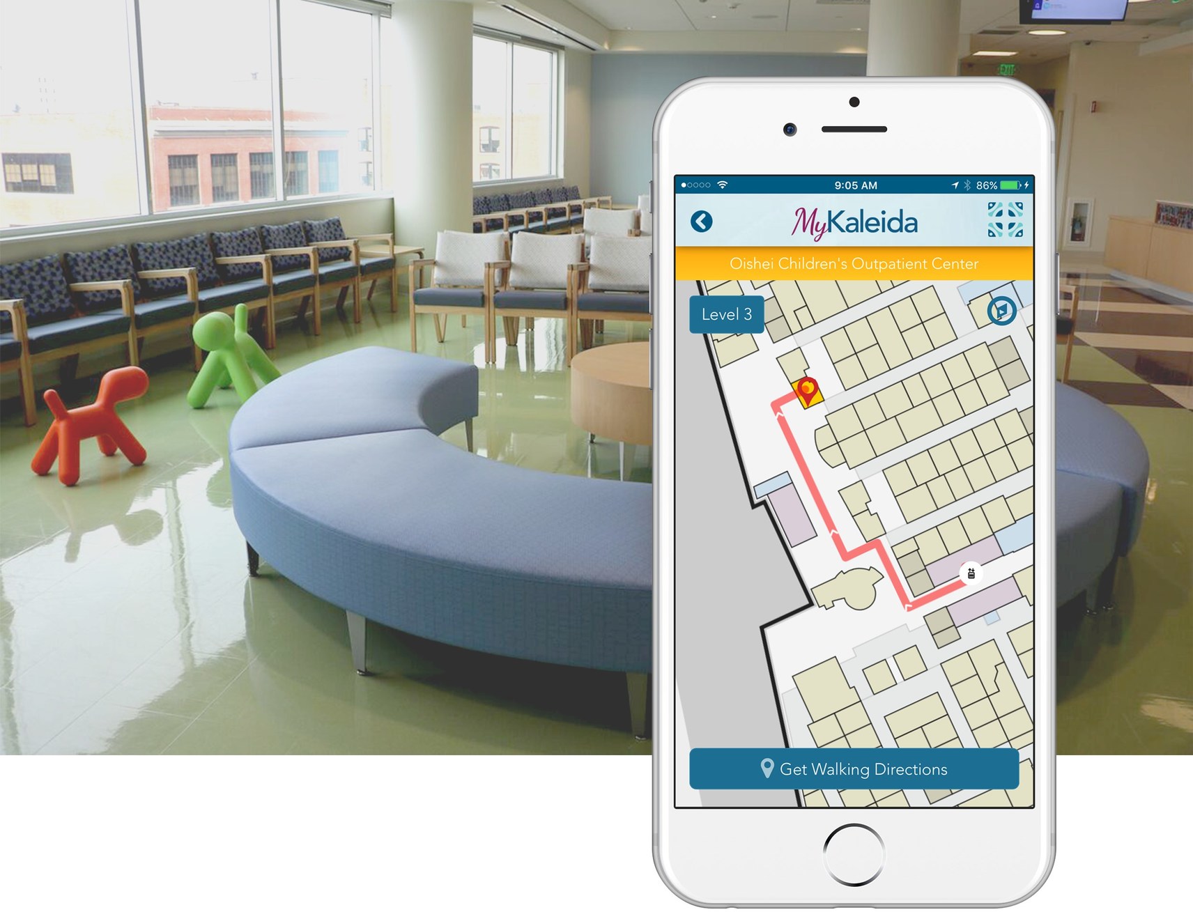 Kaleida Health Adds Experiential Wayfinding to App Using Jibestream's