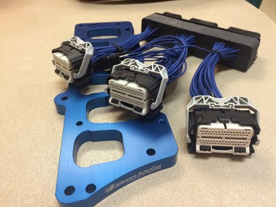 The Alliance AutoGas innovative "plug and play" EPA and NFPA 58 compliant autogas conversion system can be installed on new or in-service vehicles in half the time of other solutions. Designed to require no fabrication, every bracket, nut and bolt is included for each vehicle specific system. By deploying these features, fleets reduce labor times and conversion costs with more consistent installations.