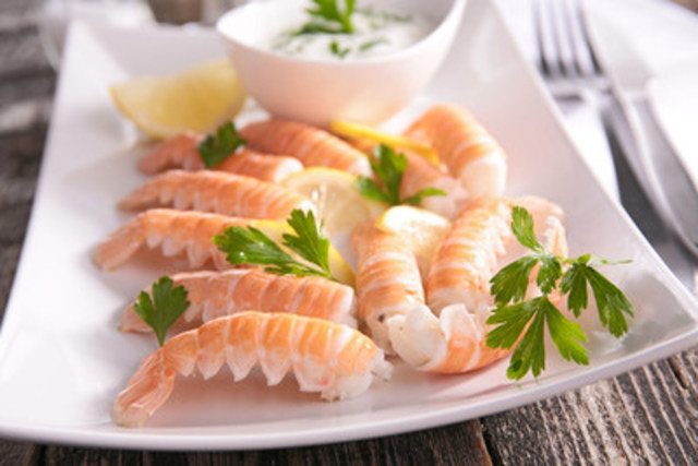 Clearwater expands its Norway Lobster product range with the introduction of Shell-on Tails, Hand-peeled, Deveined Shell-off Tails and Tail Clusters to the North American marketplace. (CNW Group/Clearwater Seafoods Incorporated)